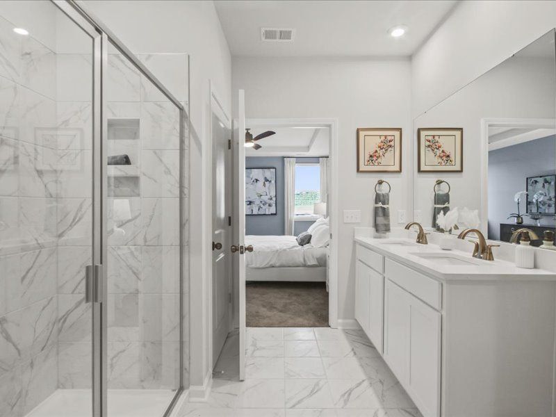 Furnished interior view inside a new home in Wyndermere, Greenville (Image 10).