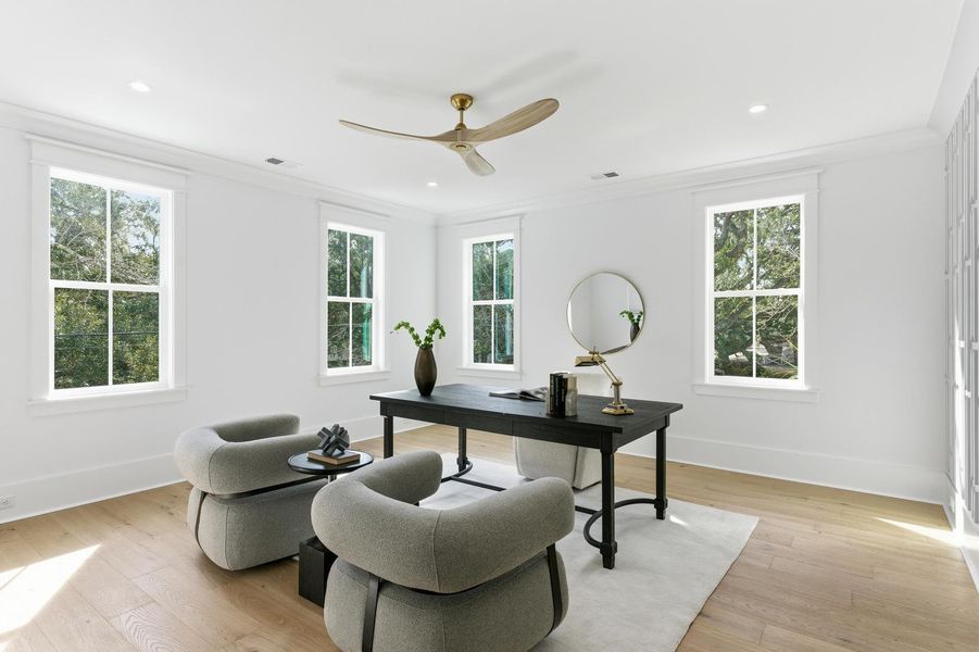 Furnished interior view inside a new home in , Mount Pleasant (Image 35).