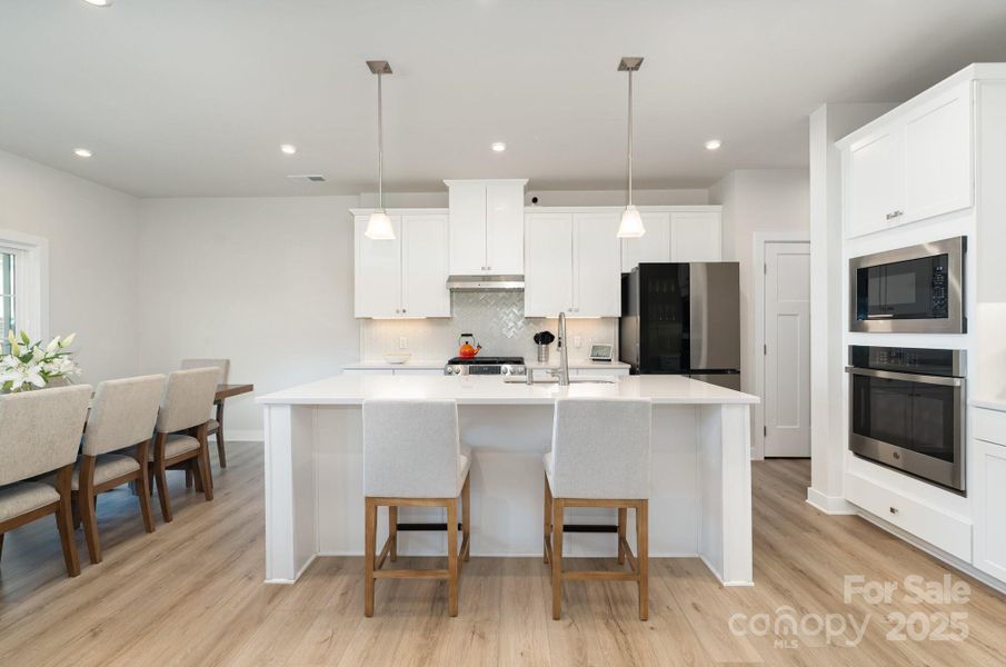 Furnished interior view inside a new home in , Monroe (Image 22).