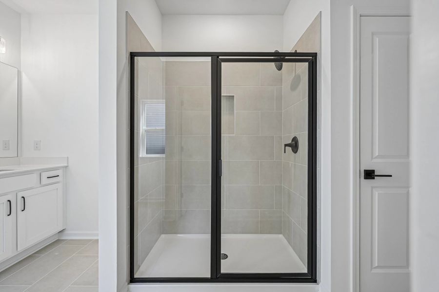 Primary Bath featuring the AW Collection® Harmony - Clean lines and graceful, polished details.