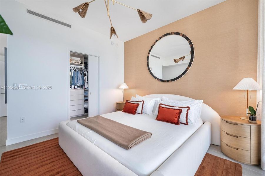 Furnished interior view inside a new home in , Miami Beach (Image 12).