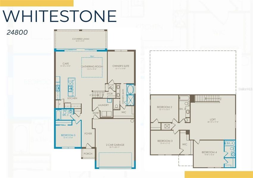 2D floor plan layout of this home in Lakespur Wellen Park, Venice, FL (Image 3). 2D floor plan layout of this home in Lakespur Wellen Park, Venice, FL (Image 3).
