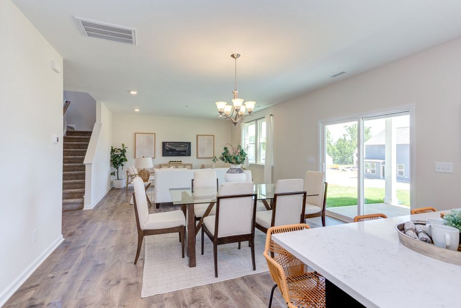 Representative furnished interior of a home built from the The Poppy by Chesapeake Homes in The Willows, Loris (Image 28).