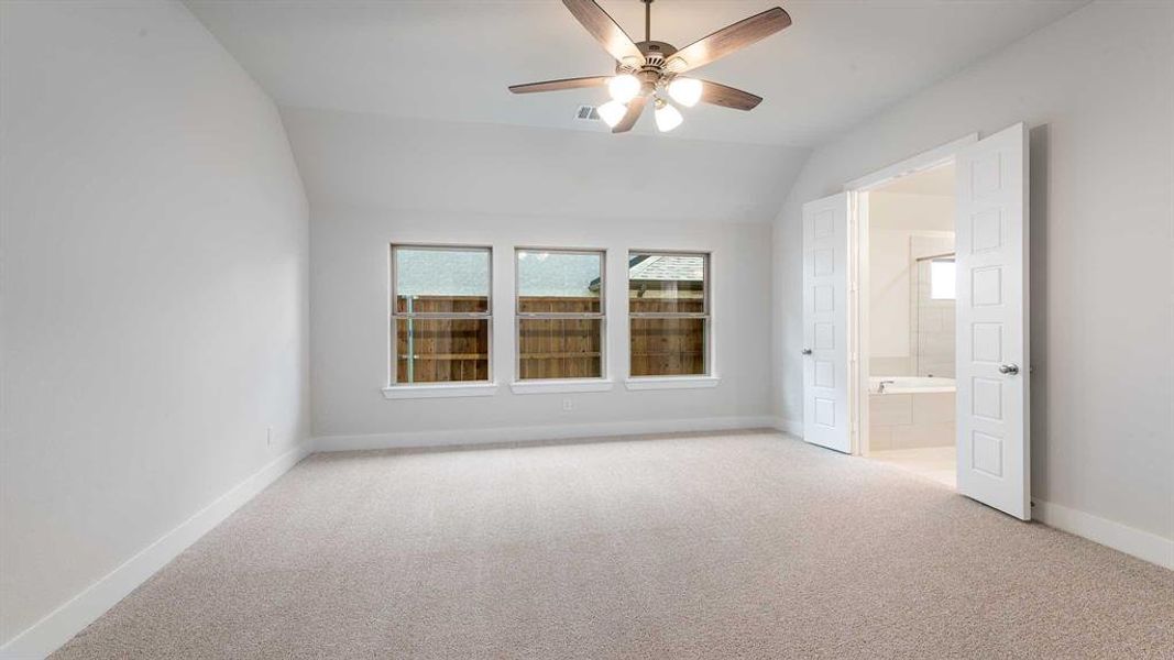Spacious, unfurnished interior of a new home in The Heights At Uptown Celina 45', Celina (Image 15). Spacious, unfurnished interior of a new home in The Heights At Uptown Celina 45', Celina (Image 15).