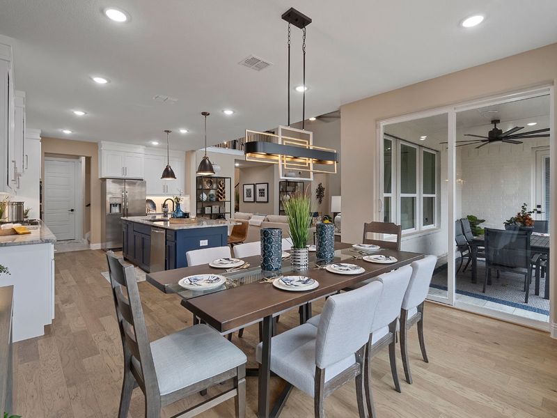 Representative furnished interior of a home built from the Middleton by Landon Homes in Lexington Frisco, Frisco (Image 12).