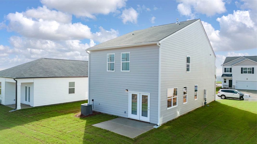 Representative exterior photo of a completed home built from the Somerset by D.R. Horton in The Abbey at Trolley Run Station, Aiken, SC (Image 22).