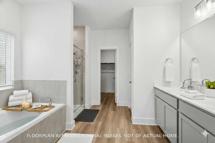 Furnished interior view inside a new home in Ambrose, La Marque (Image 12).