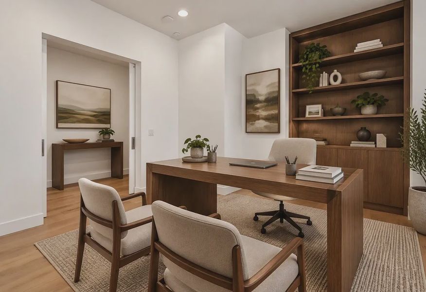 Virtually Staged Office - 9 of 17