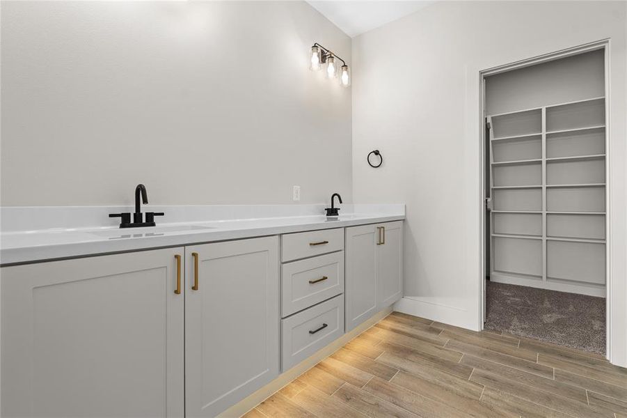 Furnished interior view inside a new home in , Lindale (Image 6). Furnished interior view inside a new home in , Lindale (Image 6).