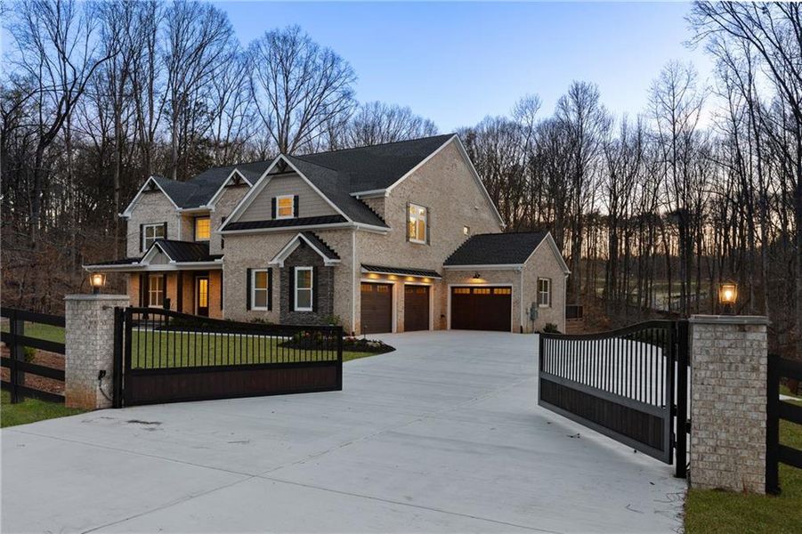 Front exterior of a new home in , Alpharetta, GA, highlighting curb appeal (Image 28).