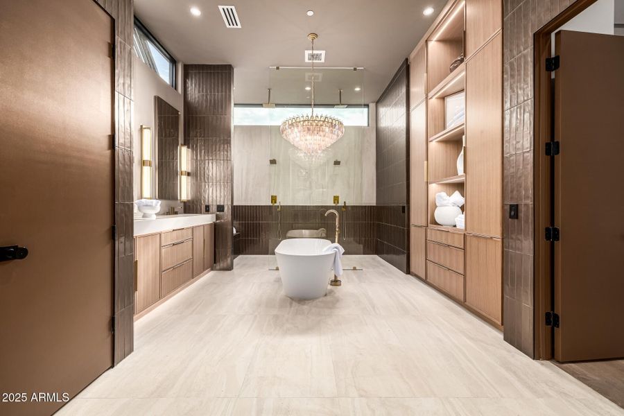 spa-inspired bathroom suite