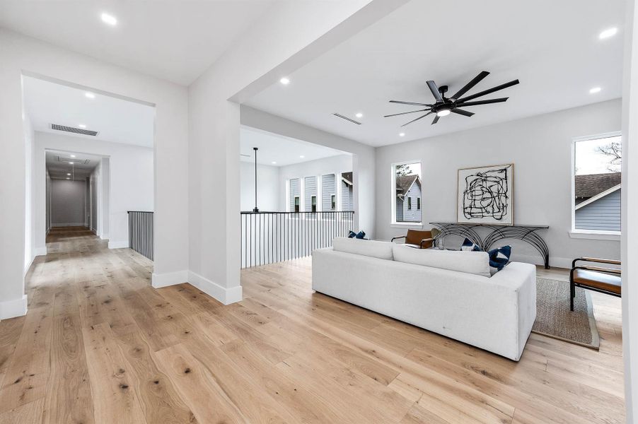 Furnished interior view inside a new home in , Houston (Image 17).