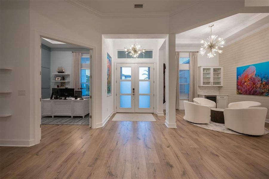 Furnished interior view inside a new home in , Sarasota (Image 44).