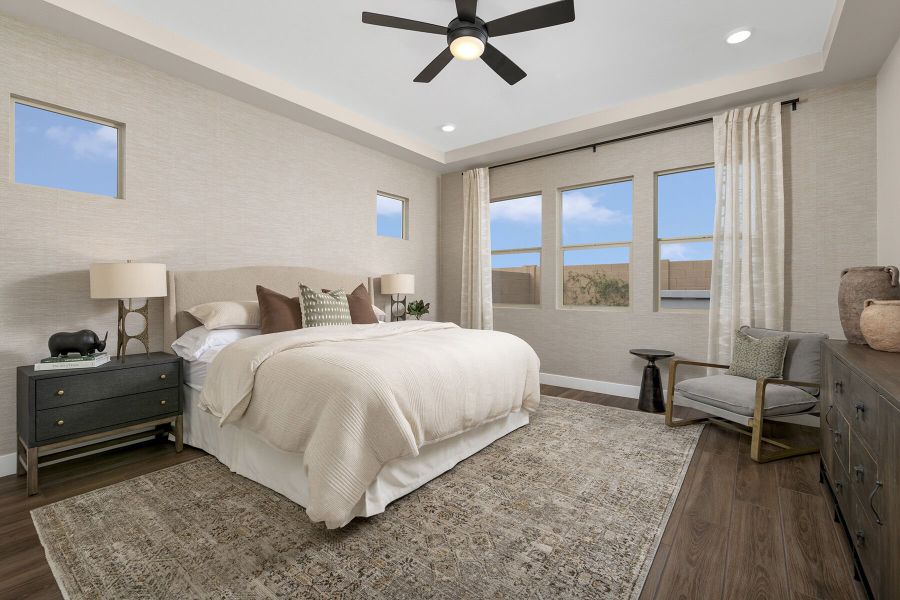 Representative furnished interior of a home built from the Garnet by Mattamy Homes in Landmarke, Queen Creek (Image 9).