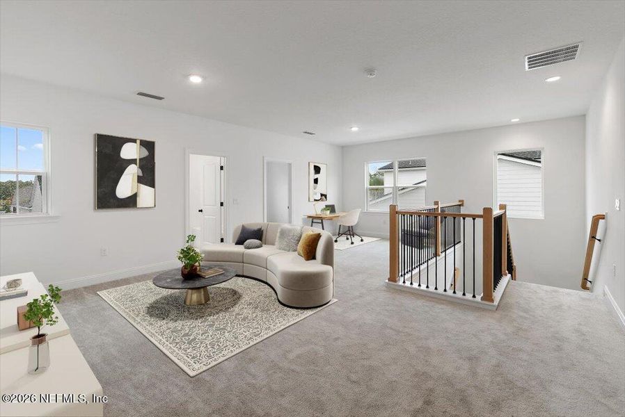 Furnished interior view inside a new home in , Palm Coast (Image 14). Furnished interior view inside a new home in , Palm Coast (Image 14).