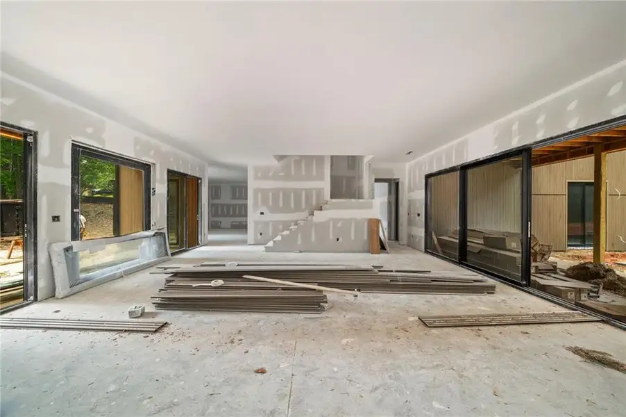 In-progress construction of a new home in , Marietta, GA (Image 29).