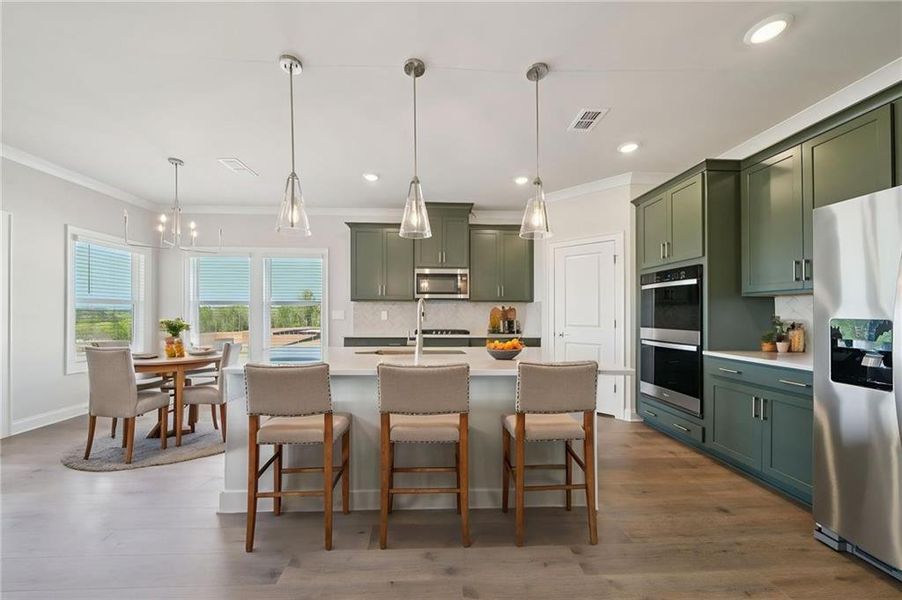 Furnished interior view inside a new home in River Pointe, Monroe (Image 12).