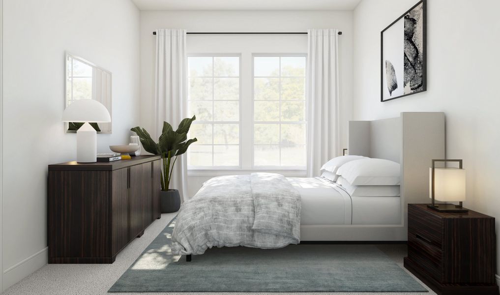 Representative furnished interior of a home built from the Belfast ESP by K. Hovnanian® Homes in Sterling Greene, Arlington (Image 15).