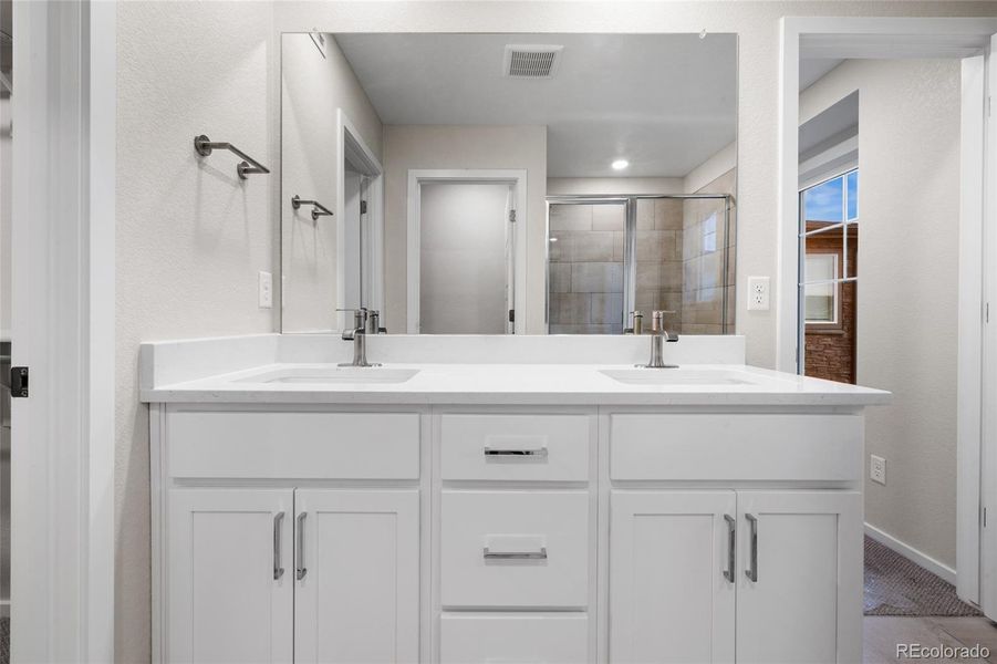 Furnished interior view inside a new home in Painted Prairie, Aurora (Image 10).
