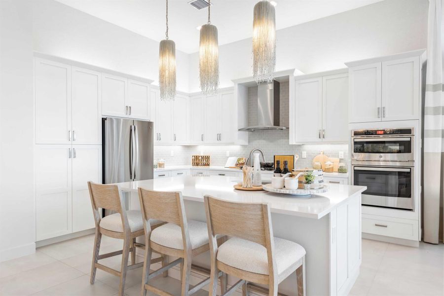 Furnished interior view inside a new home in Valencia Del Mar, Boynton Beach (Image 4).