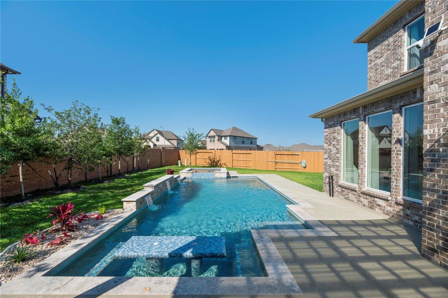 Exterior details and patio area of a home in , Cypress (Image 25).