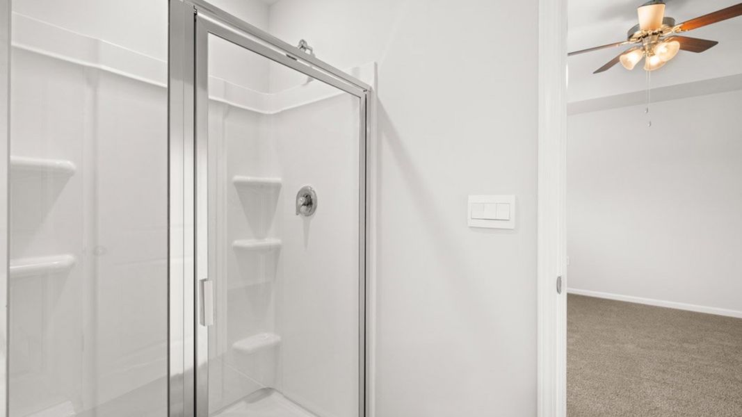 Representative unfurnished interior of a home built from the Ansley by D.R. Horton in Byrd Village, Graniteville (Image 22).