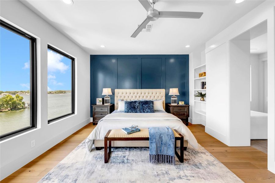 Furnished interior view inside a new home in , Marble Falls (Image 11).