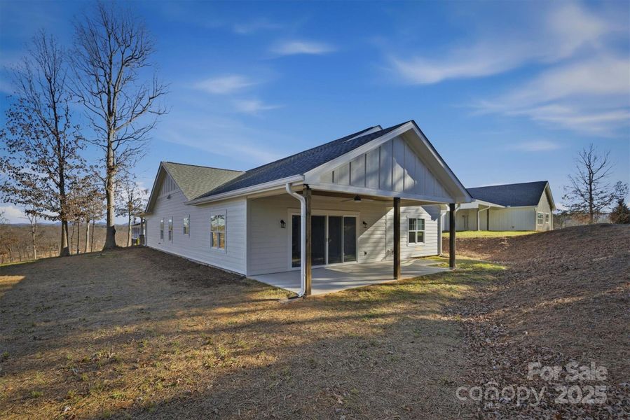 Exterior details and patio area of a home in , Morganton (Image 26).