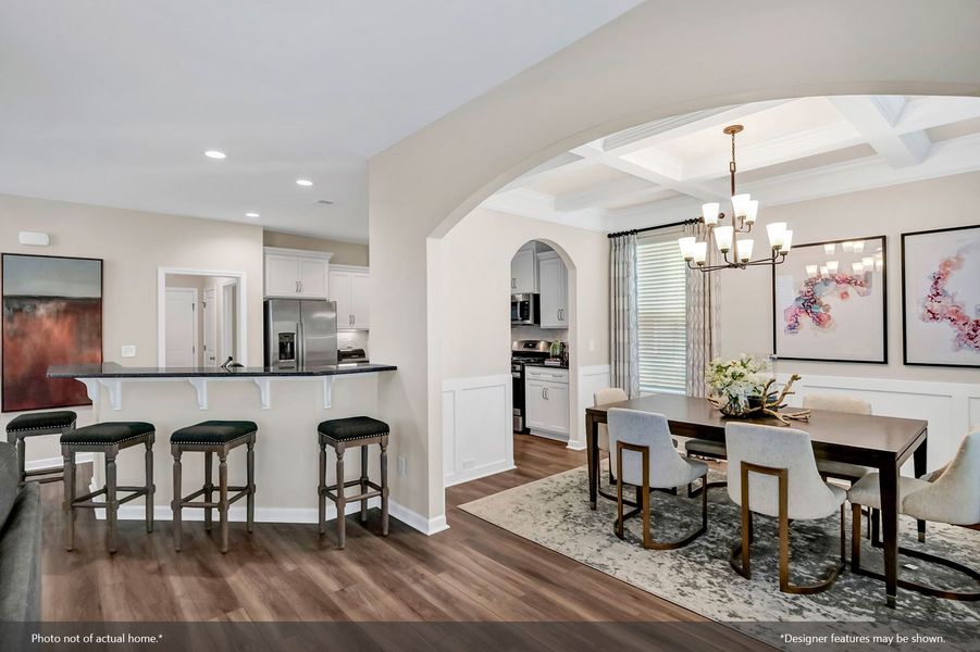 Furnished interior view inside a new home in Six Oaks, Summerville (Image 7). Furnished interior view inside a new home in Six Oaks, Summerville (Image 7).