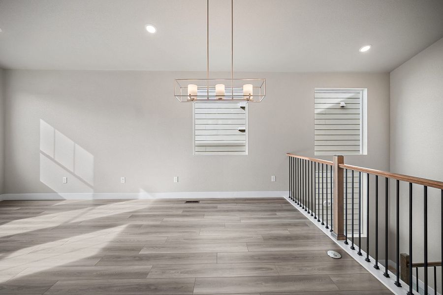 Spacious, unfurnished interior of a new home in Pony Park, Colorado Springs (Image 24).