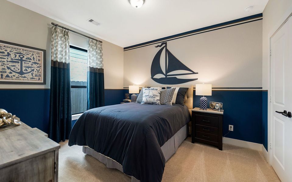 Furnished interior view inside a new home in Windrose Green, Angleton (Image 21).