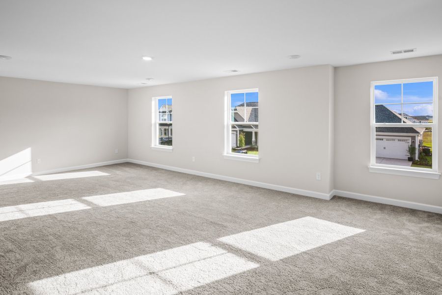 Spacious, unfurnished interior of a new home in Traditions at Carolina Forest, Myrtle Beach (Image 27). Spacious, unfurnished interior of a new home in Traditions at Carolina Forest, Myrtle Beach (Image 27).