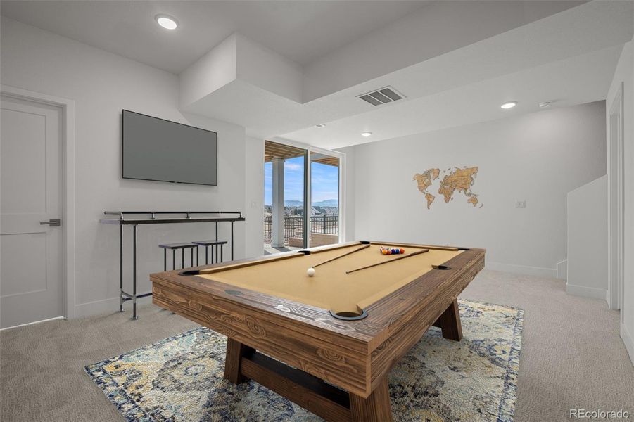 Furnished interior view inside a new home in Trailside at Cottonwood Creek, Colorado Springs (Image 28).