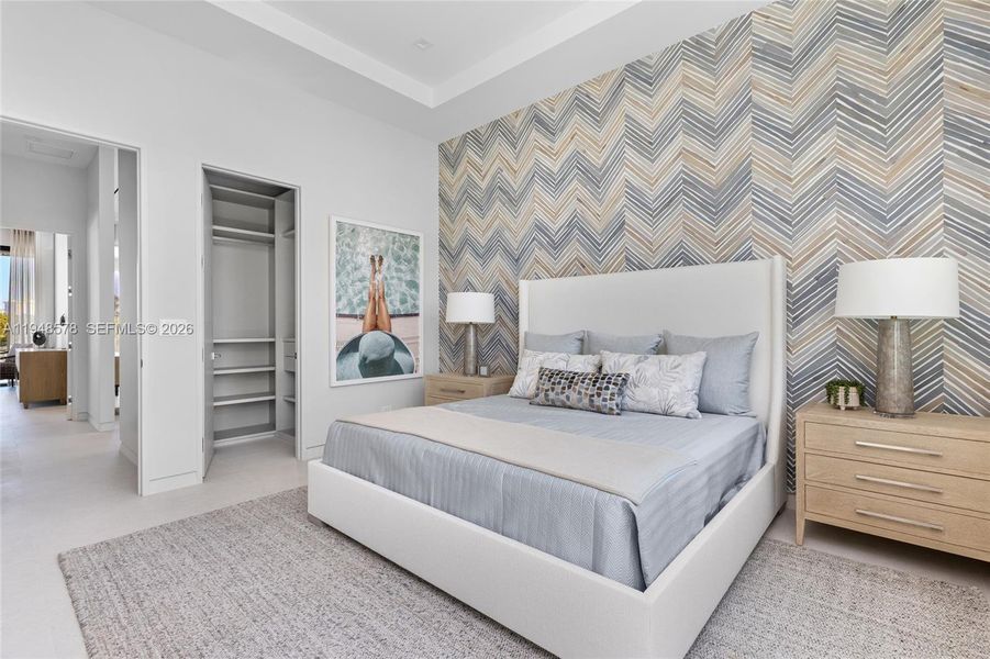 Furnished interior view inside a new home in , Fort Lauderdale (Image 35).