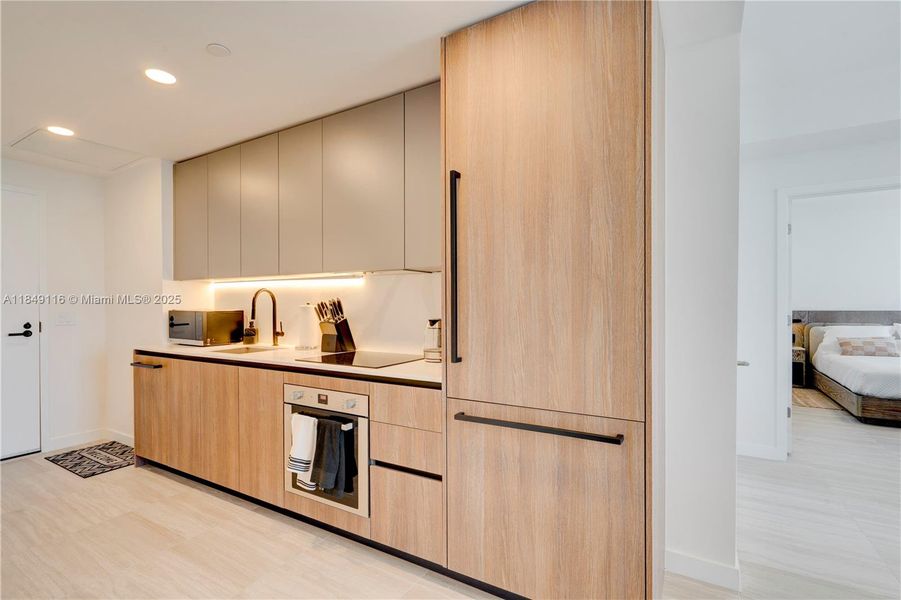 Furnished interior view inside a new home in , Miami Beach (Image 12).
