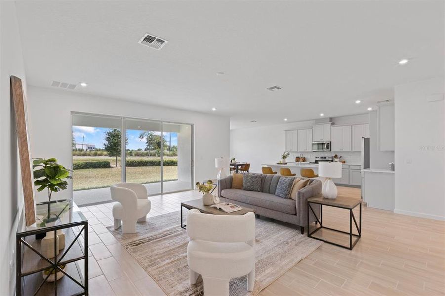 Furnished interior view inside a new home in Meadowlark Landing, Apopka (Image 5).