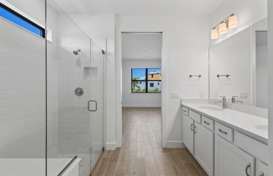 Furnished interior view inside a new home in Terreno, Naples (Image 8).