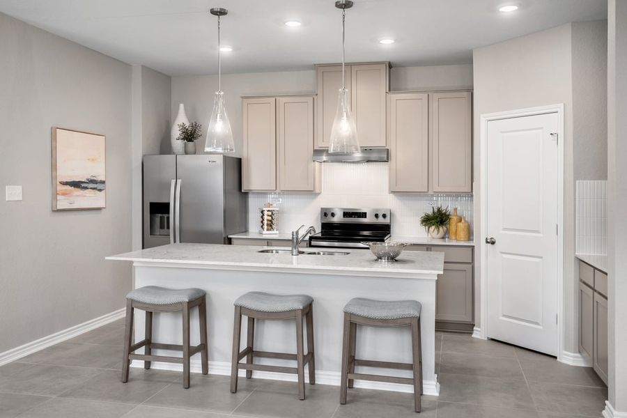 Representative furnished interior of a home built from the 1605 by KB Home in Casa Verde Ridge, San Antonio (Image 4). Representative furnished interior of a home built from the 1605 by KB Home in Casa Verde Ridge, San Antonio (Image 4).