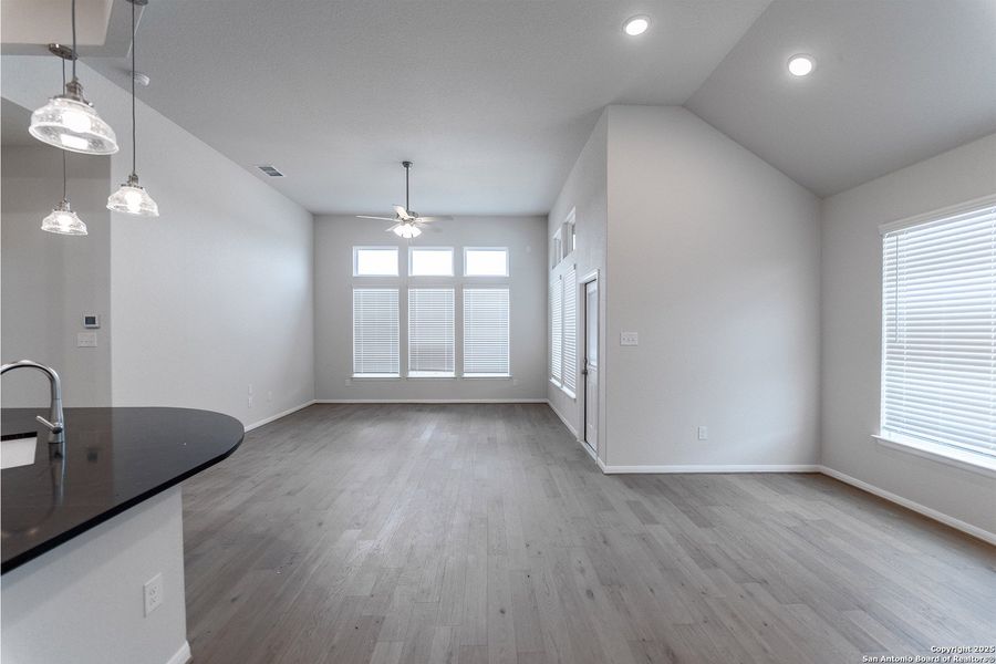 Spacious, unfurnished interior of a new home in The Woodlands at Medina Hills, Mico (Image 15).