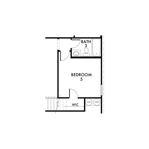 2D floor plan layout of this home in Creekside Ranch, Blue Ridge, TX (Image 6).