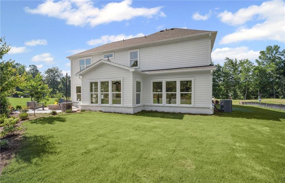 Exterior details and patio area of a home in Rose Creek, Cumming (Image 26). Exterior details and patio area of a home in Rose Creek, Cumming (Image 26).