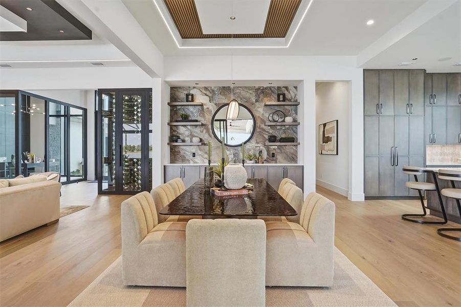 Furnished interior view inside a new home in , Sarasota (Image 45).