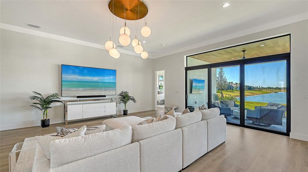 Furnished interior view inside a new home in , Sarasota (Image 56).