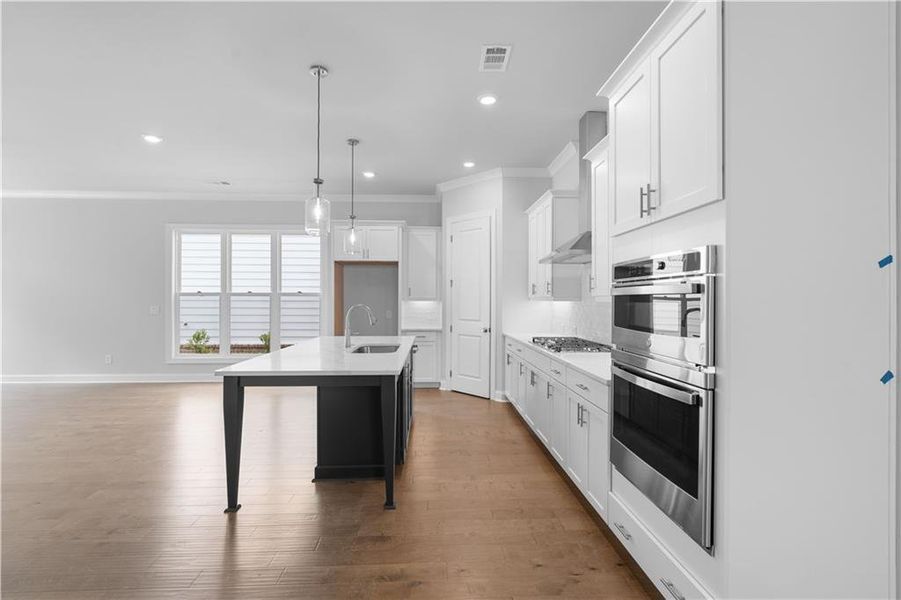 Furnished interior view inside a new home in Palisades Single Family, Cumming (Image 7).