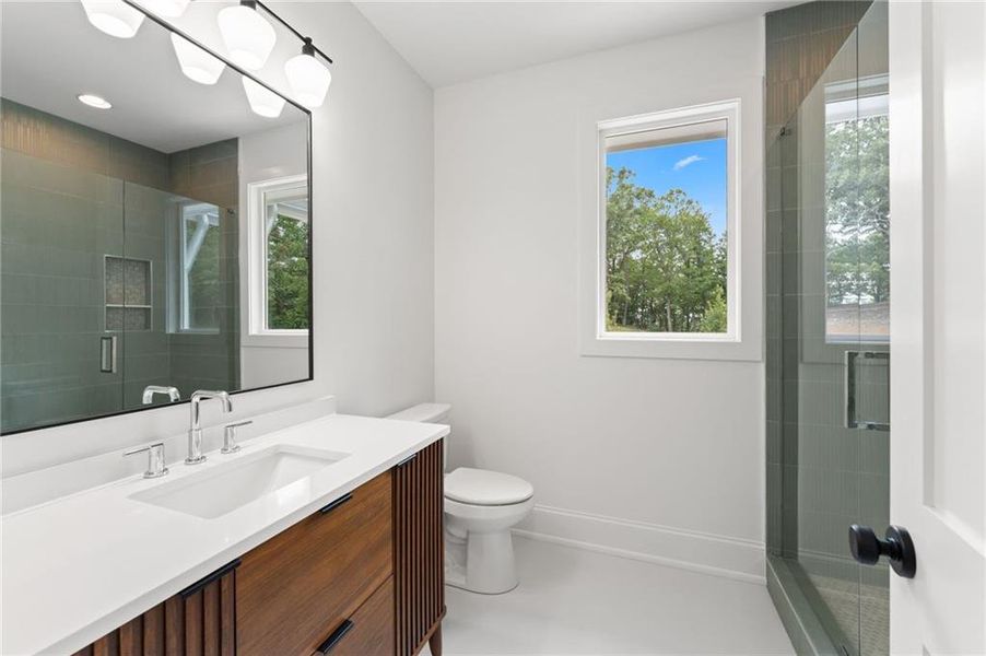 Furnished interior view inside a new home in , Dawsonville (Image 37).
