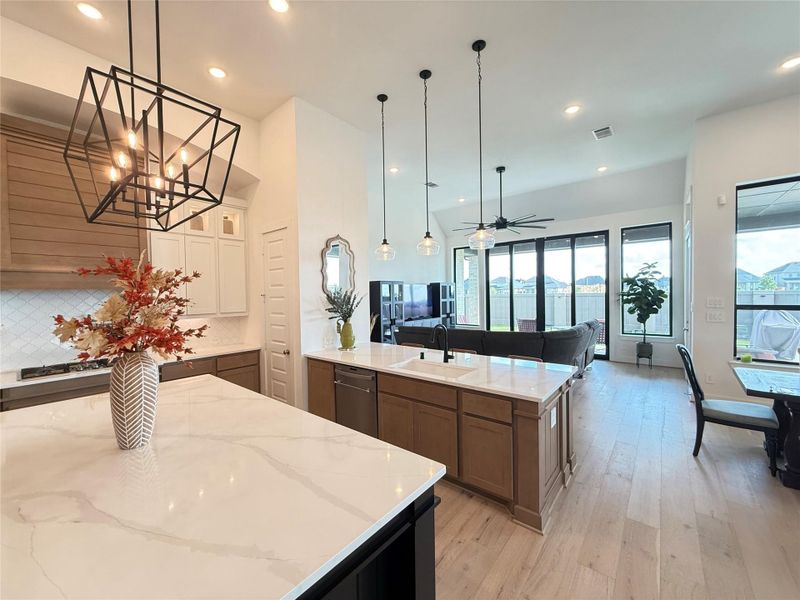 Furnished interior view inside a new home in Cross Creek West, Fulshear (Image 9).