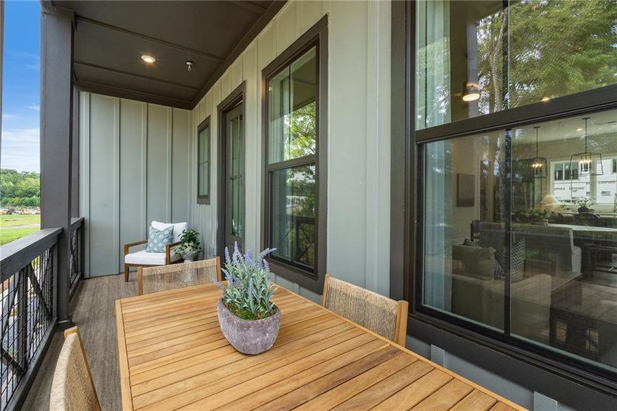 Exterior details and patio area of a home in , Alpharetta (Image 23).
