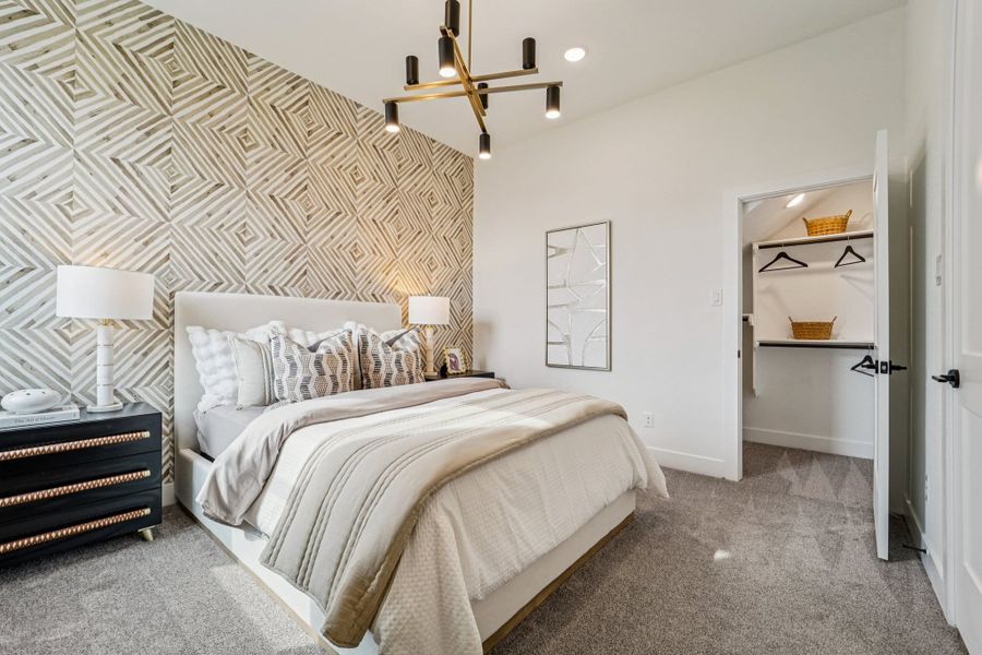 Furnished interior view inside a new home in Briarley, Montgomery (Image 42).