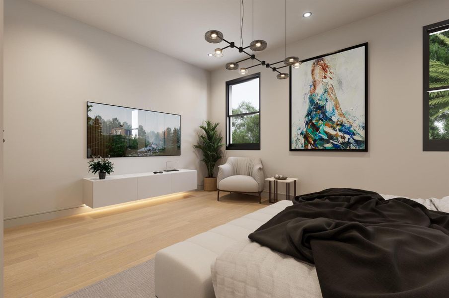 Furnished interior view inside a new home in , West Palm Beach (Image 21).