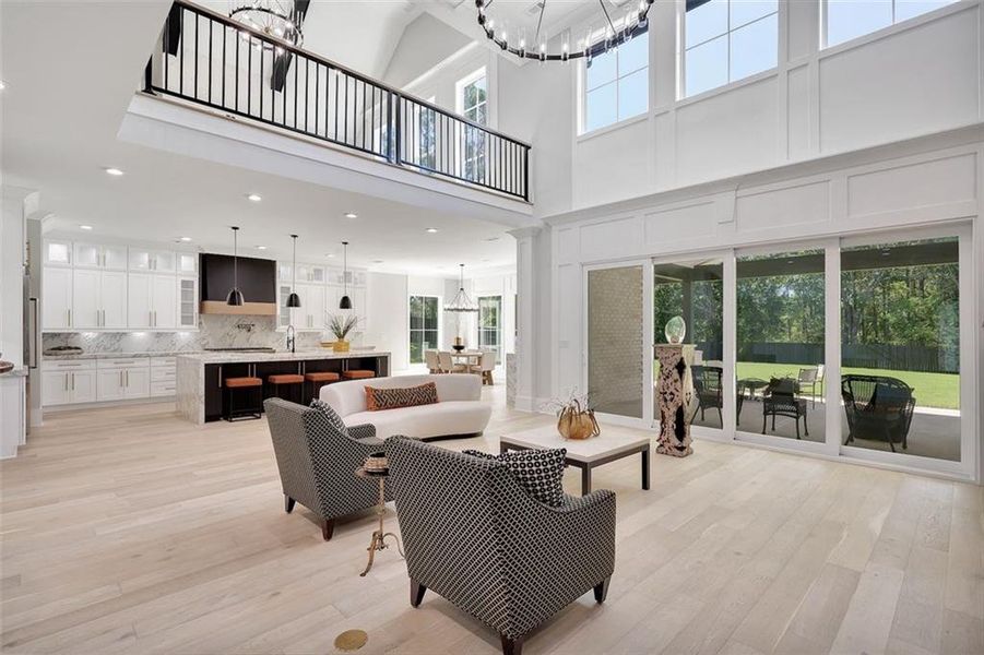 Furnished interior view inside a new home in , Suwanee (Image 14).